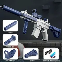 Водяний автомат електричний акумуляторний Water Gun M416 - мініатюра 8