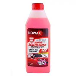 Зимовий омивач скла концентрат NOWAX Бабл Гам Winter -80°C 1L (NX01171)