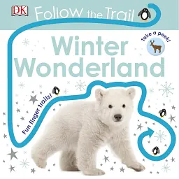 Follow the Trail. Winter Wonderland. Take a Peek! Fun Finger Trails! -
