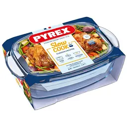 Каструля для запікання Pyrex прямокутна з кришкою 4.4 л + 2.3 л (466A000/7643) - мініатюра 2
