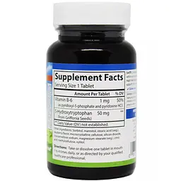 5-HTP Гідрокситриптофан Carlson Healthy Mood 50 мг 60 таблеток - мініатюра 2