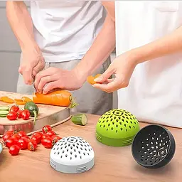Друшляк силіконовий портативний фільтр для консервних банок, Kitchen Master Білий 87270 - мініатюра 8