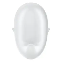 Вакуумний стимулятор клітора з вібрацією Satisfyer Cutie Ghost білий - мініатюра 4