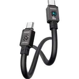 Кабель Usams US-SJ684 USB-C to USB-C 100W 1.2m Black (SJ684USB01) [153992] - мініатюра 2