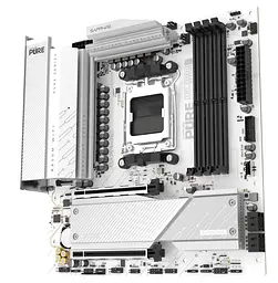 Материнська плата Sapphire PURE B850M WIFI (52123-02-40G) (Socket AM5, AMD B850, Micro-ATX) - мініатюра 3