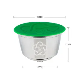 Покращена багаторазова металева капсула для кавоварки Krups Nescafe Dolce Gusto Дольче густо ICafilas - мініатюра 2