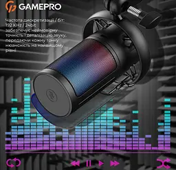 Мікрофон з пантографом конденсаторний GamePro UGM-145-B USB Black - мініатюра 15