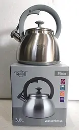 Чайник зі свистком Krauff 26-298-001 Platin 3 л. - мініатюра 8