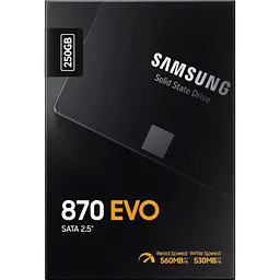 SSD накопичувач Samsung 870 EVO 250GB (MZ-77E250BW) [122176] - мініатюра 6