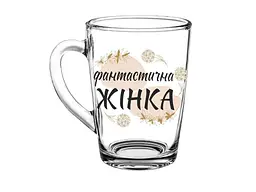 Кружка FARGLASS 320мл Капучіно Фантастична жінка