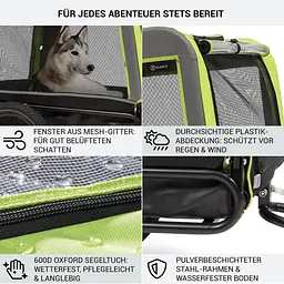 Візок Klarfit Husky Vario 2-в-1 (10034173) - мініатюра 5