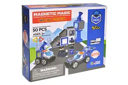 Конструктор магнітний "Поліція" 50дет LQ663 28,5*24,5*8см