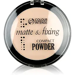 Пудра для обличчя Colour Intense Matte & Fixing матуюча 12 г (04 карамель) - мініатюра 2