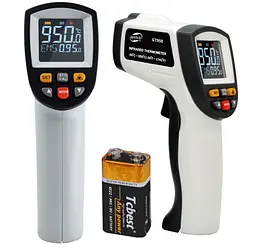 Безконтактний термометр (пірометр) — 50-950 °C BENETECH GT950 - мініатюра 2
