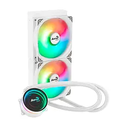 Система рідинного охолодження AeroCool Oasis L240 White (ACLA-OA24117.21) - мініатюра 3