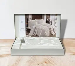 Покривало з наволочками Ezgi Cream 240 x 260 см Gardines pbe0051060 - мініатюра 3