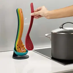 Набір кухонних лопаток із підставкою Joseph Joseph Nest Utensils Plus 6 предметів різнокольоровий (10124) - мініатюра 3