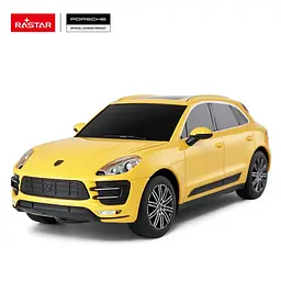 Машинка Rastar Porsche Macan Turbo на управлінні 1:24 жовтий 71800 - мініатюра 2