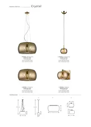 Бра CRYSTAL W0076-01A-F7HF Zuma Line - мініатюра 2