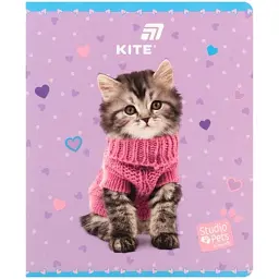 Зошит Kite Studio Pets, 24 аркуша, клітинка (SP26-238) - мініатюра 2