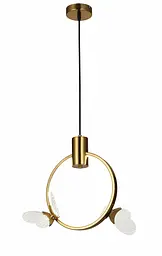 Люстра LED Levistella 918VP102 BRZ, 12W, 4500K, бронзовий метал, сучасний стиль для вітальні