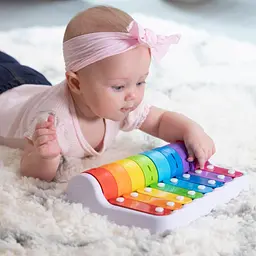 Ксилофон і дзвіночки Fat Brain Toys Rock N' Roller Piano (F281ML) - мініатюра 3