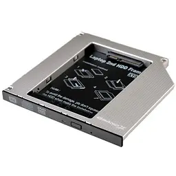 Фрейм-перехідник Grand-X HDD 2.5'' to notebook 9.5 mm ODD SATA/mSATA (HDC-24N)