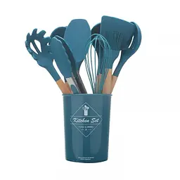Набір кухонного приладдя силіконовий Kitchen Set RB-2239 синій (12 предметів)