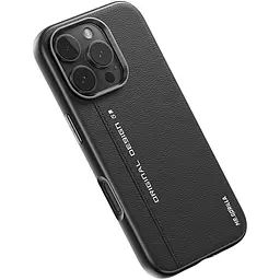 Чохол Blueo Leather with MagSafe для Apple iPhone 16 Pro Max Black (B52-I16PMBLK) [115141] - мініатюра 2