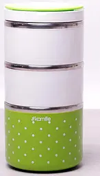 Ланч-бокс на 3 ємності Kamille Ø11х23.5 см kuh0009672 - мініатюра 2