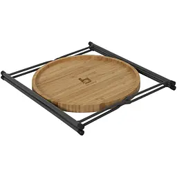 Складний стіл Bo-Camp Carnaby M 32x32 cm Bamboo Brown (1404322), Світло-коричневий - мініатюра 6