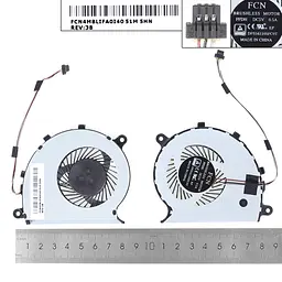 Вентилятор для Toshiba Satellite S50-B, (A000291750, FFDH DFS541105FC0T, FCN4MBLIFA0I40) - мініатюра 3