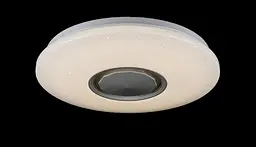 Люстра світлодіодна Splendid Ray LY8338, 48W, 3000K, білий акрил, сучасний стиль з пультом та Bluetooth - мініатюра 4