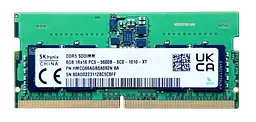 Оперативна пам'ять SK Hynix 8GB SODIMM DDR5 5600MHz (HMCG66AGBSA092N) Б/В