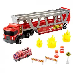 Вантажівка-транспортер Matchbox Дорожня пригода (GWM23) - мініатюра 2
