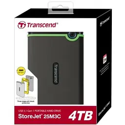 Зовнішній жорсткий диск 2.5" 4TB Transcend (TS4TSJ25M3C) - мініатюра 4