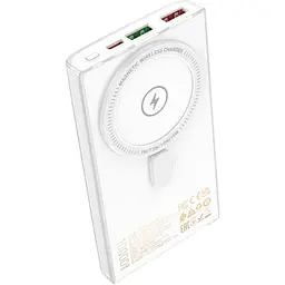 Зовнішній акумулятор Hoco Q22 Taurus MagSafe 10000mAh 22.5W White [612159] [112985] - мініатюра 2