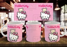 Чашка "Hello Kitty" 330 мл Помаранчева