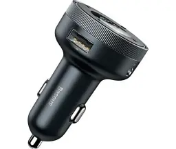 FM-трансмітер Baseus Enjoy Car Wireless MP3 Charger Wireless 5.0+5V/3.4A Black (CCLH-01) [61086] - мініатюра 3