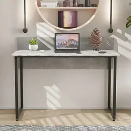 Стіл письмовий Скай Ferrum-decor 75x120x60 Чорний метал ДСП Бетон 32 мм (FRD-106660)