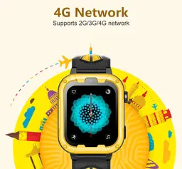 Смарт-годинник дитячі з відеодзвінком Wonlex KT32 Original WI-FI GPS SIM-карта Pink (18345) - мініатюра 9