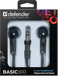 Навушники Defender Basic-610 black (63610) - мініатюра 3