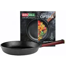 Cковорода Brizoll Optima чавунна з ручкою 24х4 см (O2440-P2) - мініатюра 2