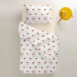 Наволочка Cosas Flamingo flowers 50х70 см рожева (FlamingoFlowers_50) - мініатюра 2