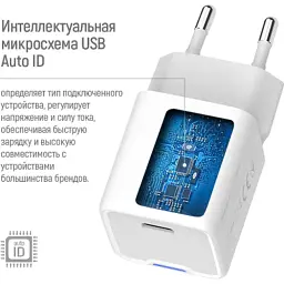 Зарядний пристрій ColorWay GaN Mini 25W PD Port PPS USB-C white (CW-CHS052PD-WT) - мініатюра 9