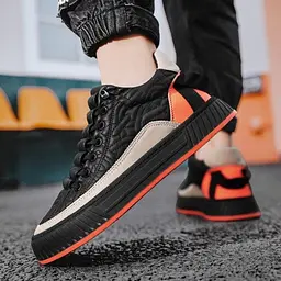 Кеди Grogu Розмір 40 (довжина устілки 255 мм) Black-Orange - мініатюра 2
