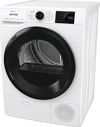 Gorenje Сушильна машина тепловий насос, 9кг, A++, 60см, дисплей, 16 програм, Wi-Fi, білий - мініатюра 2