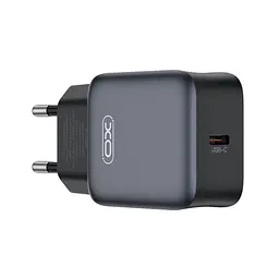 Мережевий зарядний пристрій XO L155(EU) PD30W 1USB-C fast charger Чорний - мініатюра 6