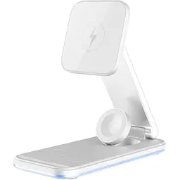 Бездротовий зарядний пристрій Proove Energy Fold 3 in 1 White (WSEF15010002) [99594] - мініатюра 1