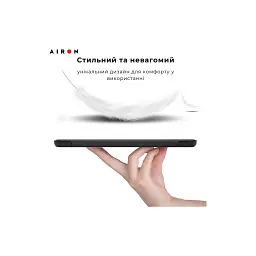 Чохол до планшета AirOn Premium Samsung Galaxy tab S10 Plus 12.4 2024 + film Black (4822356758483) - мініатюра 3